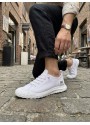 BA0248 BOA Beyaz Esnek Bağcıklı Ultra Hafif Nefes Alan Sneaker Ayakkabı