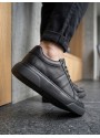 BA0247 Erkek Sneaker Günlük Casual Spor Ayakkabı Siyah Taban