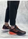 BA0650 Tarz Sneakers Yüksek Taban Siyah Turuncu Spor Ayakkabısı BA0650 Tarz Sneakers Yüksek Taban Siyah Turuncu Spor Ayakkabısı