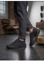 BA0248 BOA Siyah Esnek Bağcıklı Ultra Hafif Nefes Alan Sneaker Ayakkabı