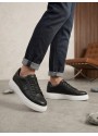 BA0247 Erkek Sneaker Günlük Casual Spor Ayakkabı Siyah