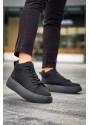 LE10 Bağcıklı Erkek Yüksek Siyah Taban Siyah Spor Bot LE10 Bağcıklı Erkek Yüksek Siyah Taban Siyah Spor Bot