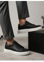 BA0247 Erkek Sneaker Günlük Casual Spor Ayakkabı Siyah