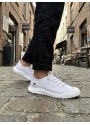BA0248 BOA Beyaz Esnek Bağcıklı Ultra Hafif Nefes Alan Sneaker Ayakkabı