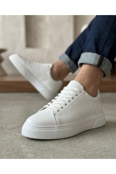 BLF-010 Erkek Sneaker Günlük Casual Spor Ayakkabı Beyaz