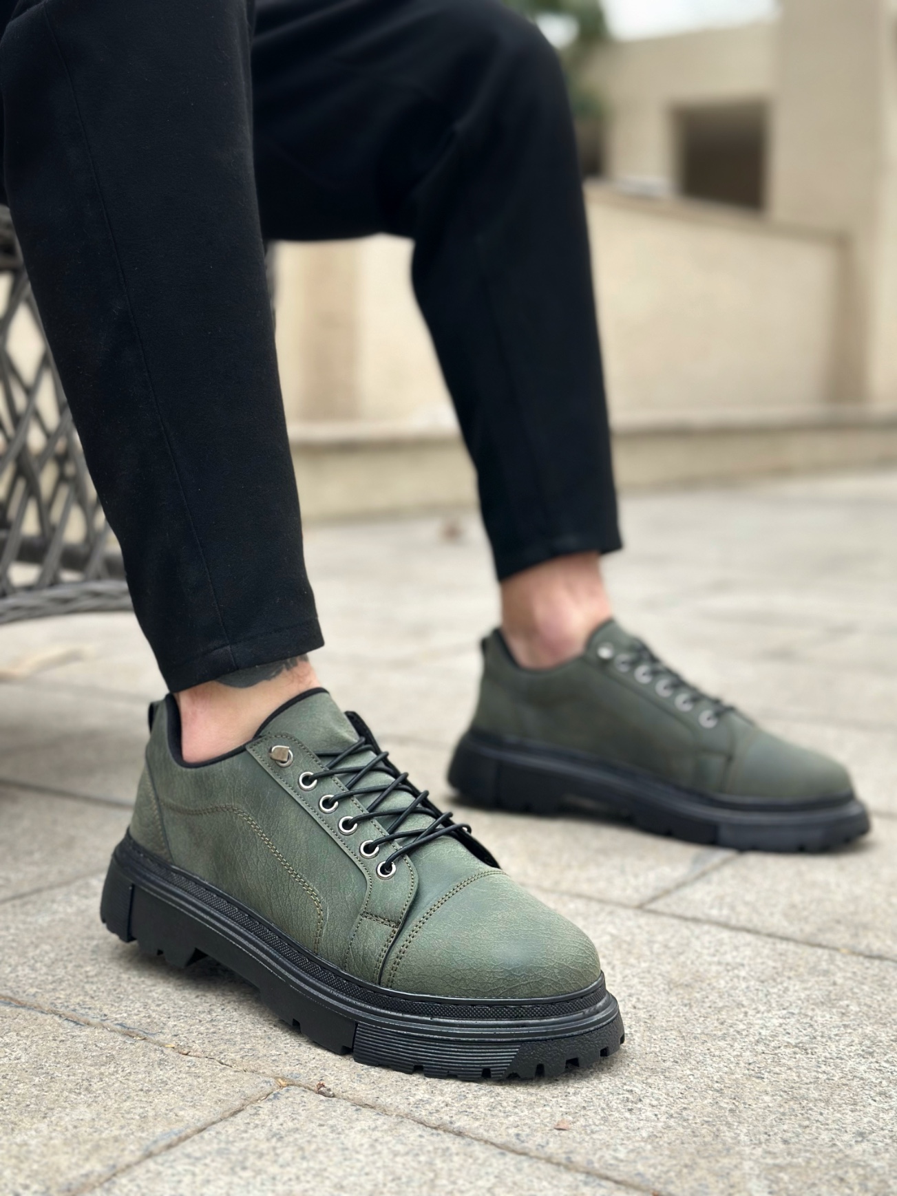 BA0245-HAKİ Boa Ayakkabı