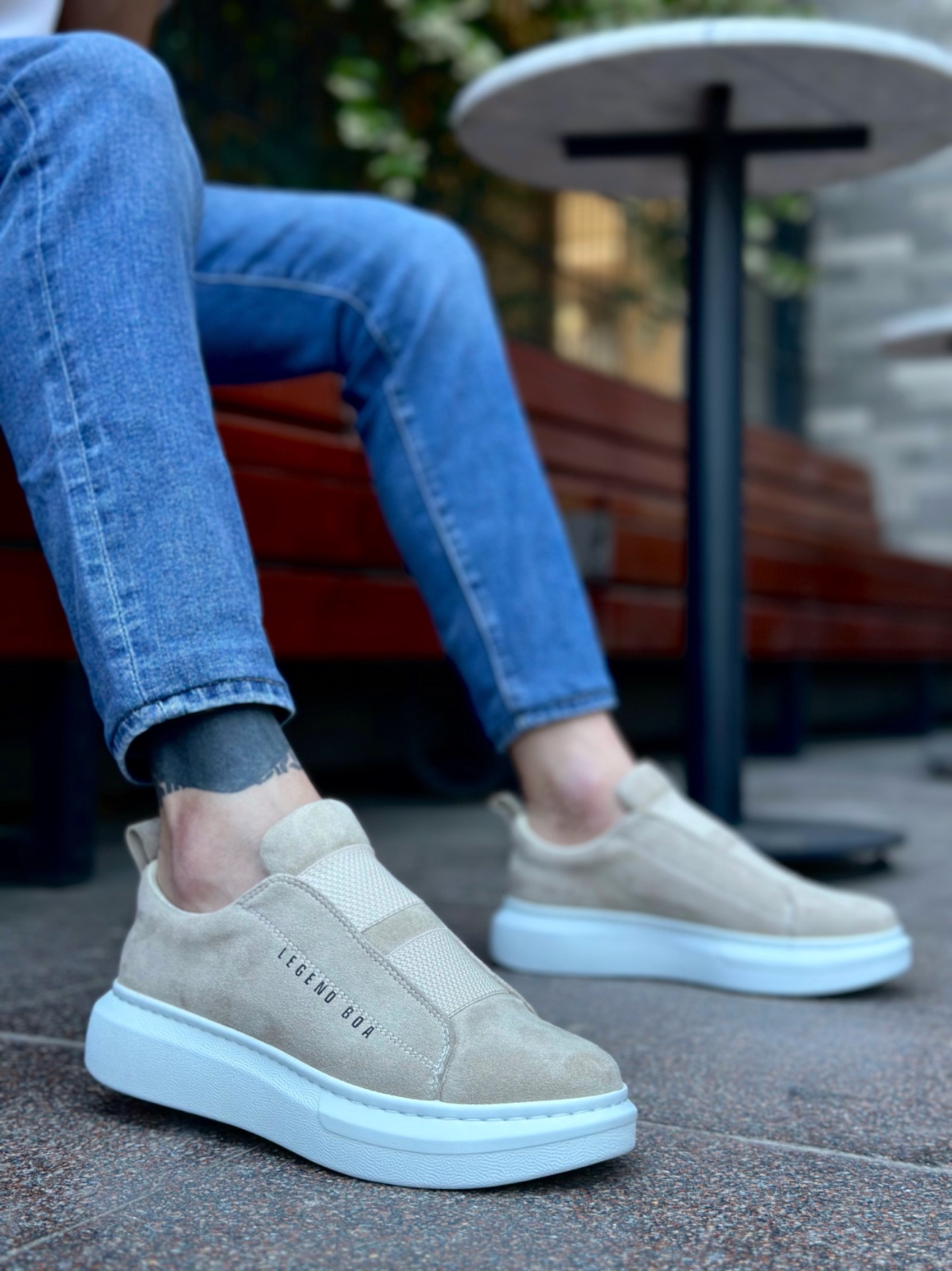 BA0307-KREM Boa Ayakkabı