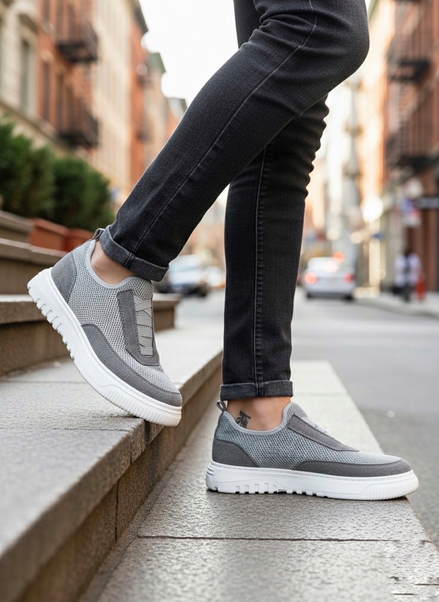 BA0911-GRİ Boa Erkek Ayakkabı Modelleri