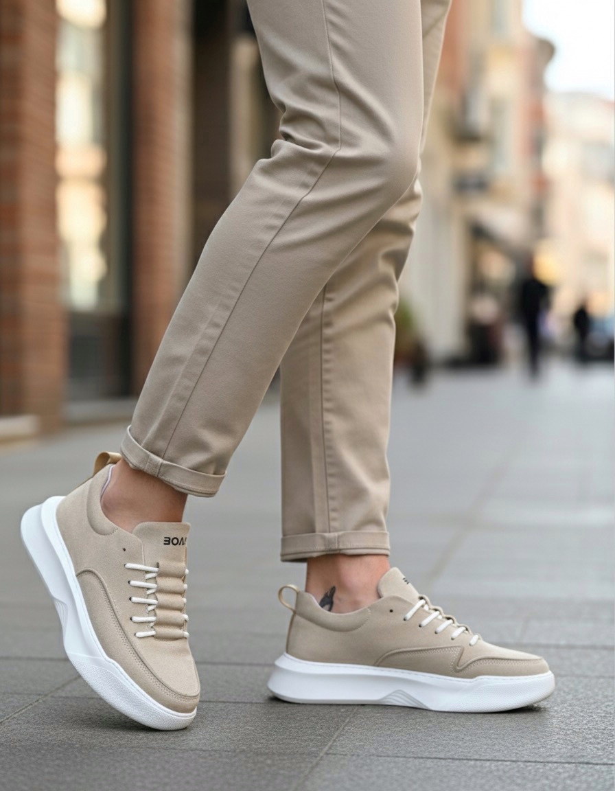 BA0332-KREM Boa Ayakkabı