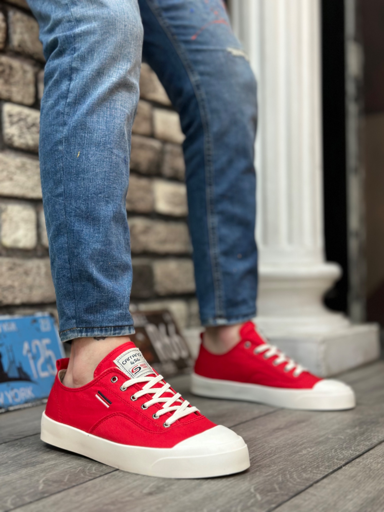 BA0223-KRMZ Boa Ayakkabı