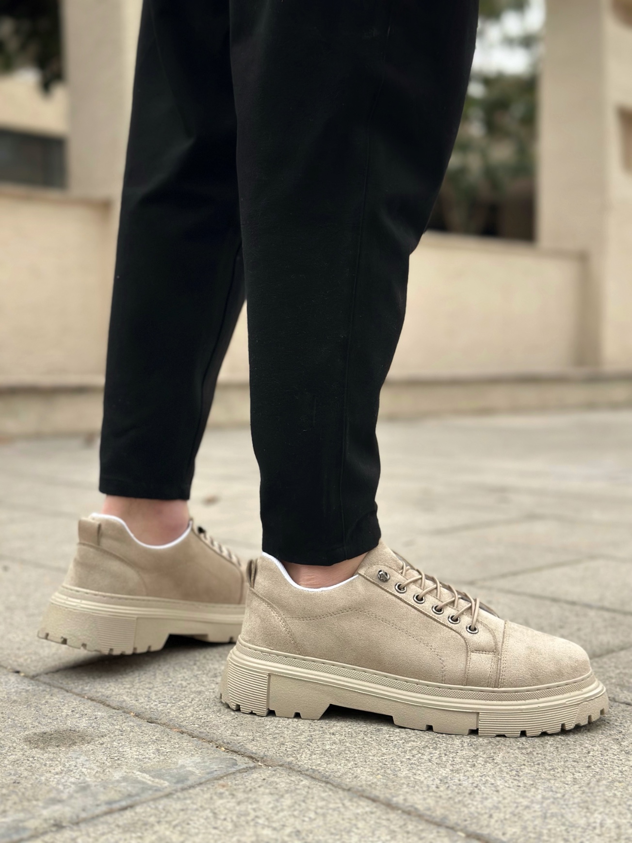 BA0245-KREM Boa Erkek Ayakkabı Modelleri