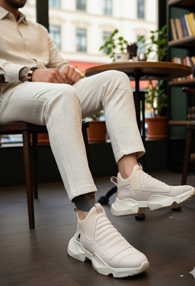 BA0401-KREM Boa Erkek Bot Modelleri